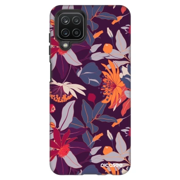 Θήκη για Samsung Galaxy A12 A125F - Purple Leaf