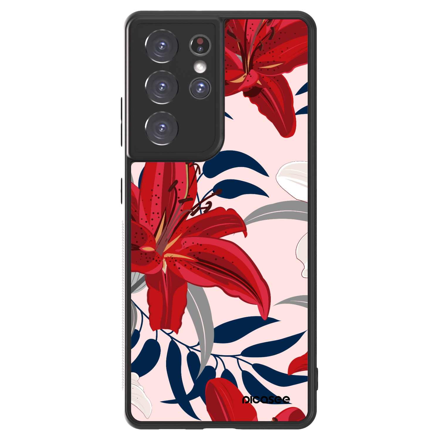Picasee ULTIMATE CASE για Samsung Galaxy S21 Ultra 5G G998B - Red Lily