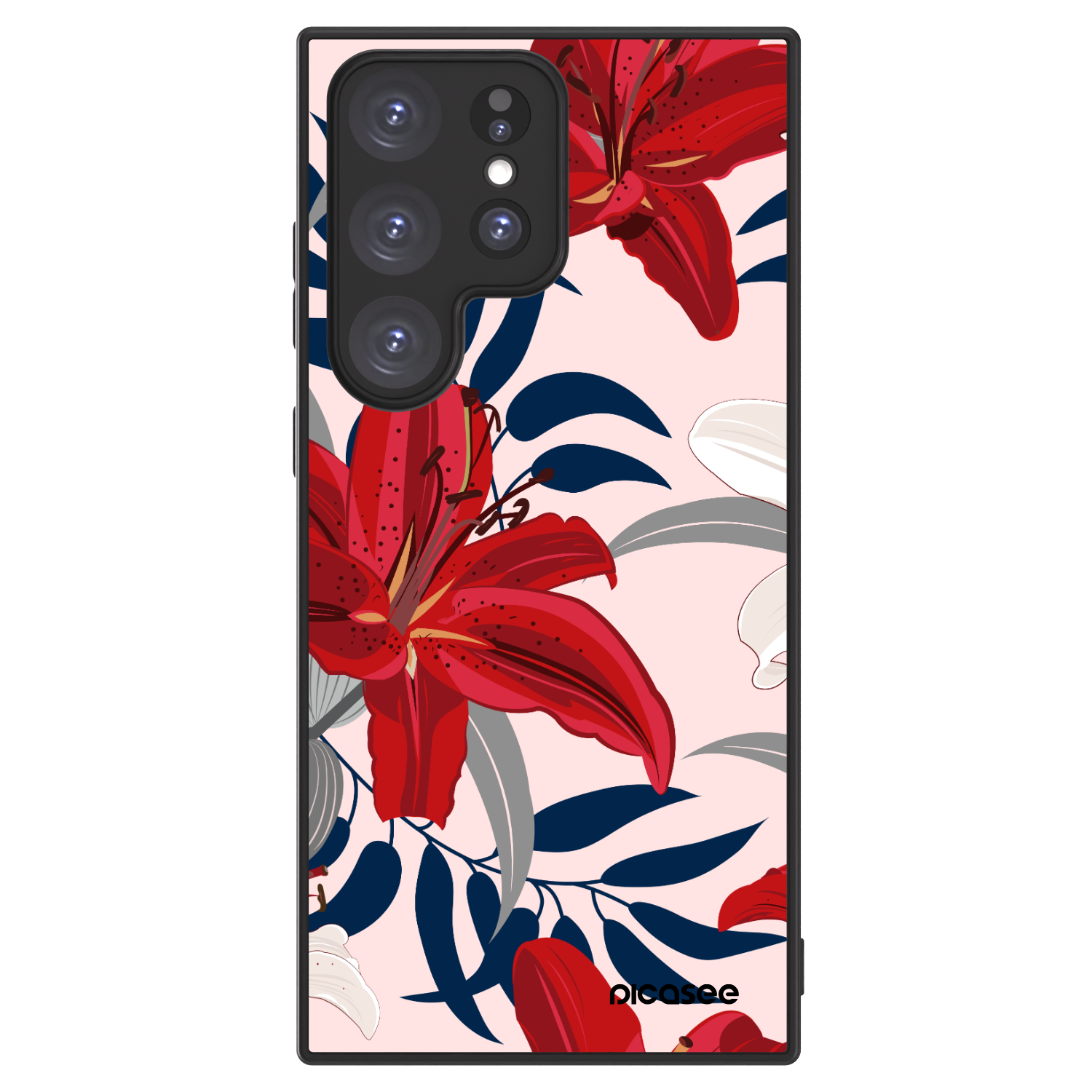 Picasee ULTIMATE CASE για Samsung Galaxy S23 Ultra 5G - Red Lily