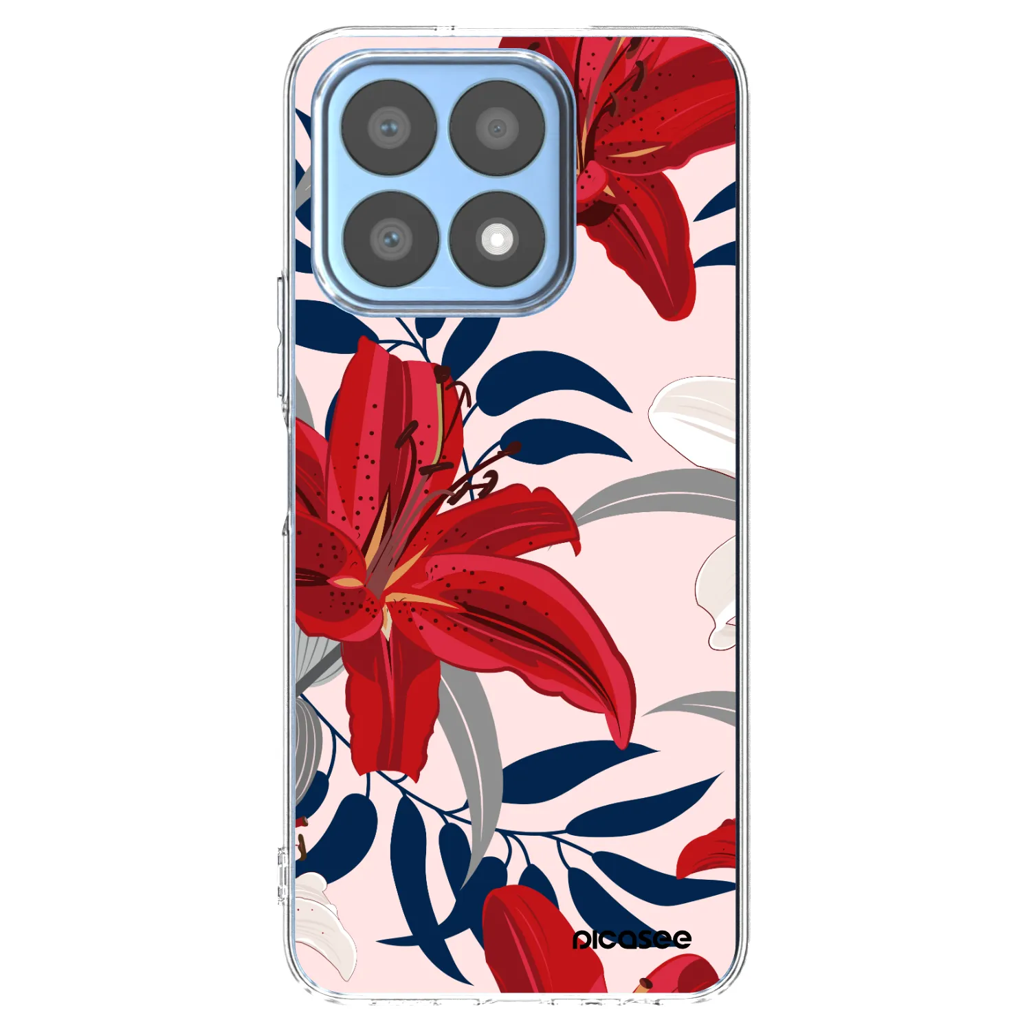 Picasee διαφανής θήκη σιλικόνης Honor X8a - Red Lily