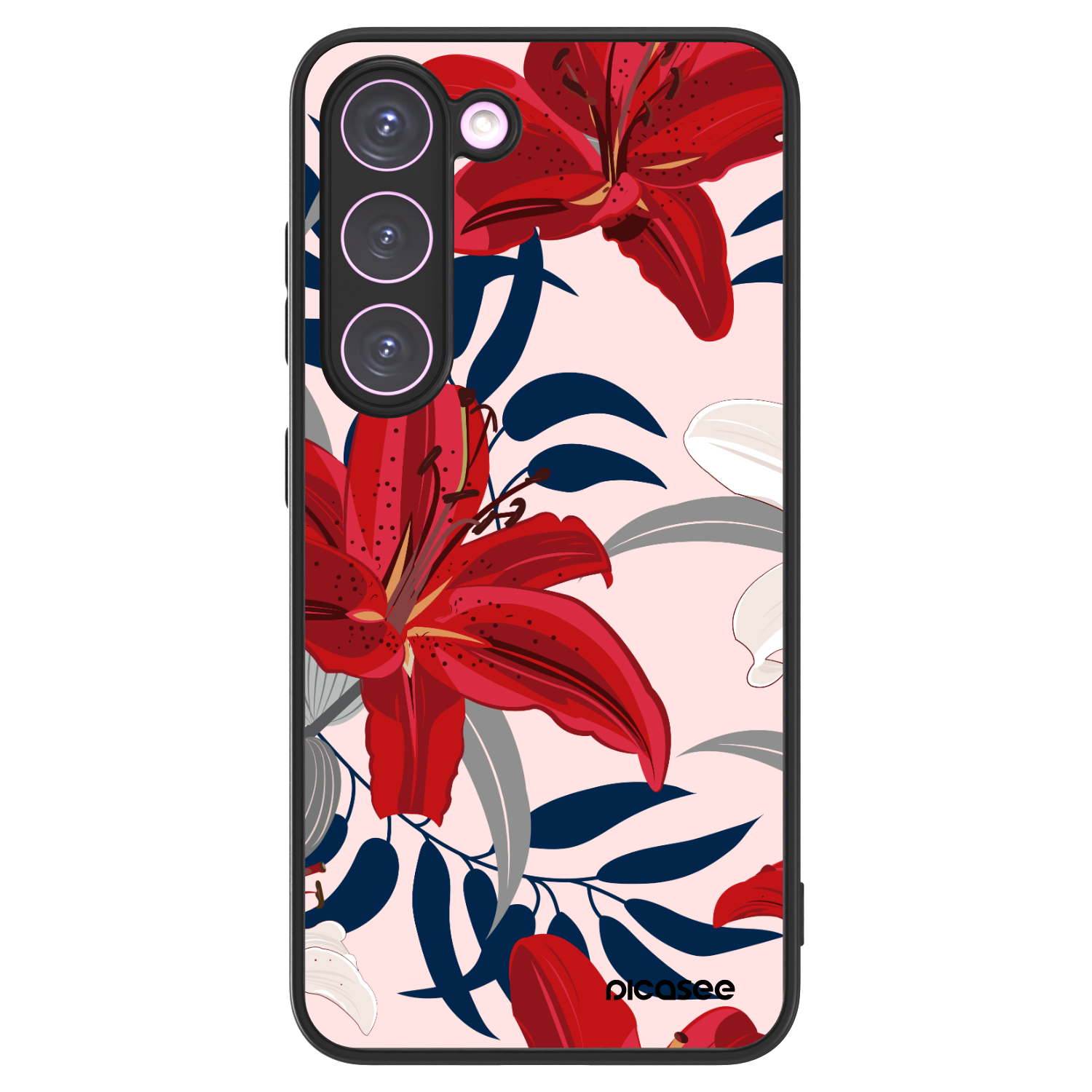 Picasee ULTIMATE CASE PowerShare για Samsung Galaxy S23 5G - Red Lily