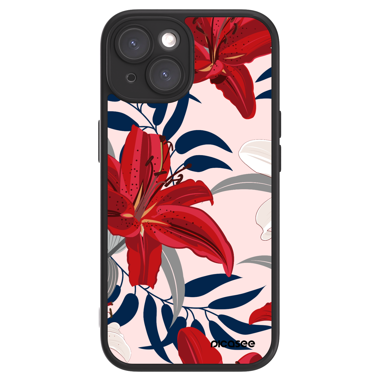 Picasee ULTIMATE CASE για Apple iPhone 15 - Red Lily