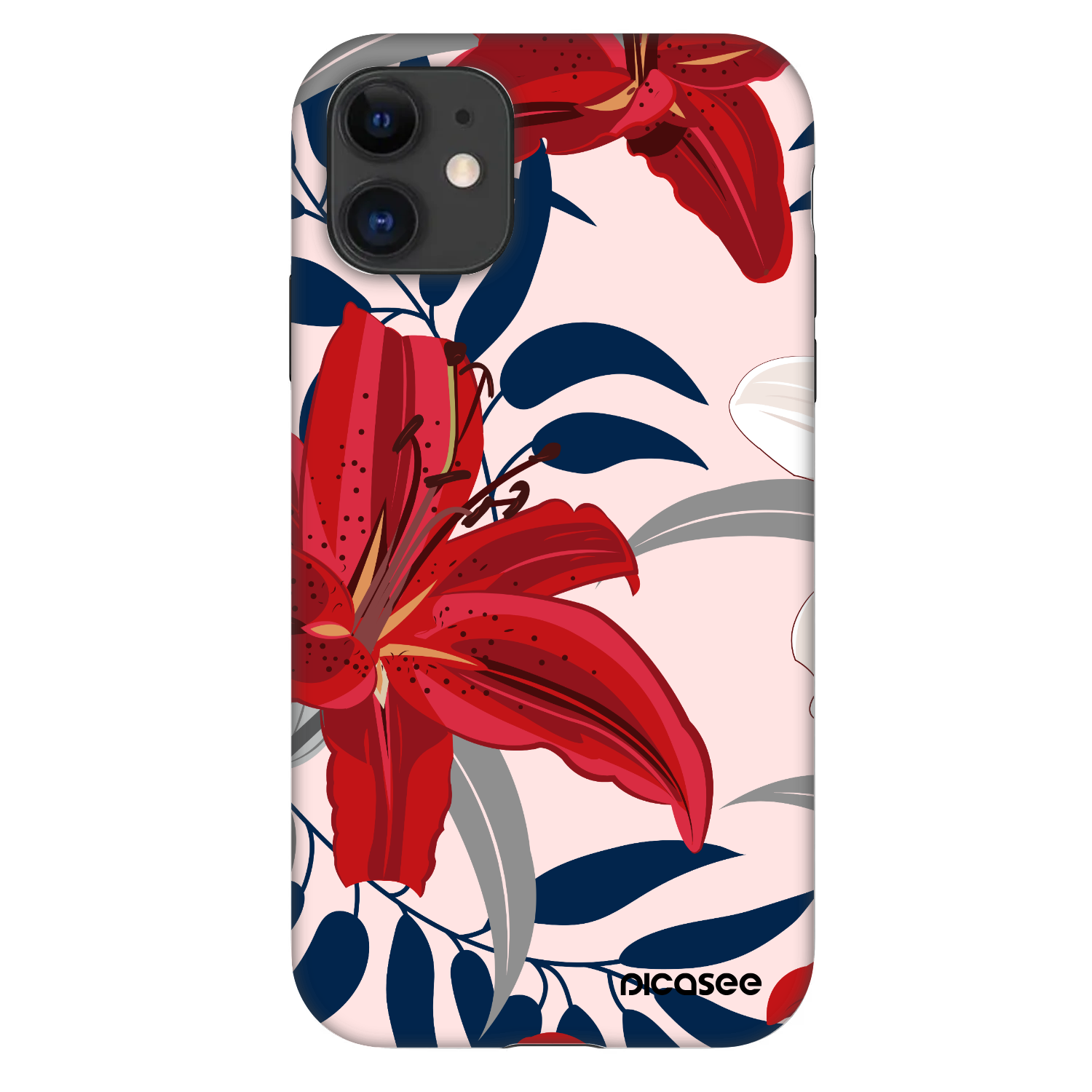 Picasee Fashion Case για Apple iPhone 11 - Red Lily