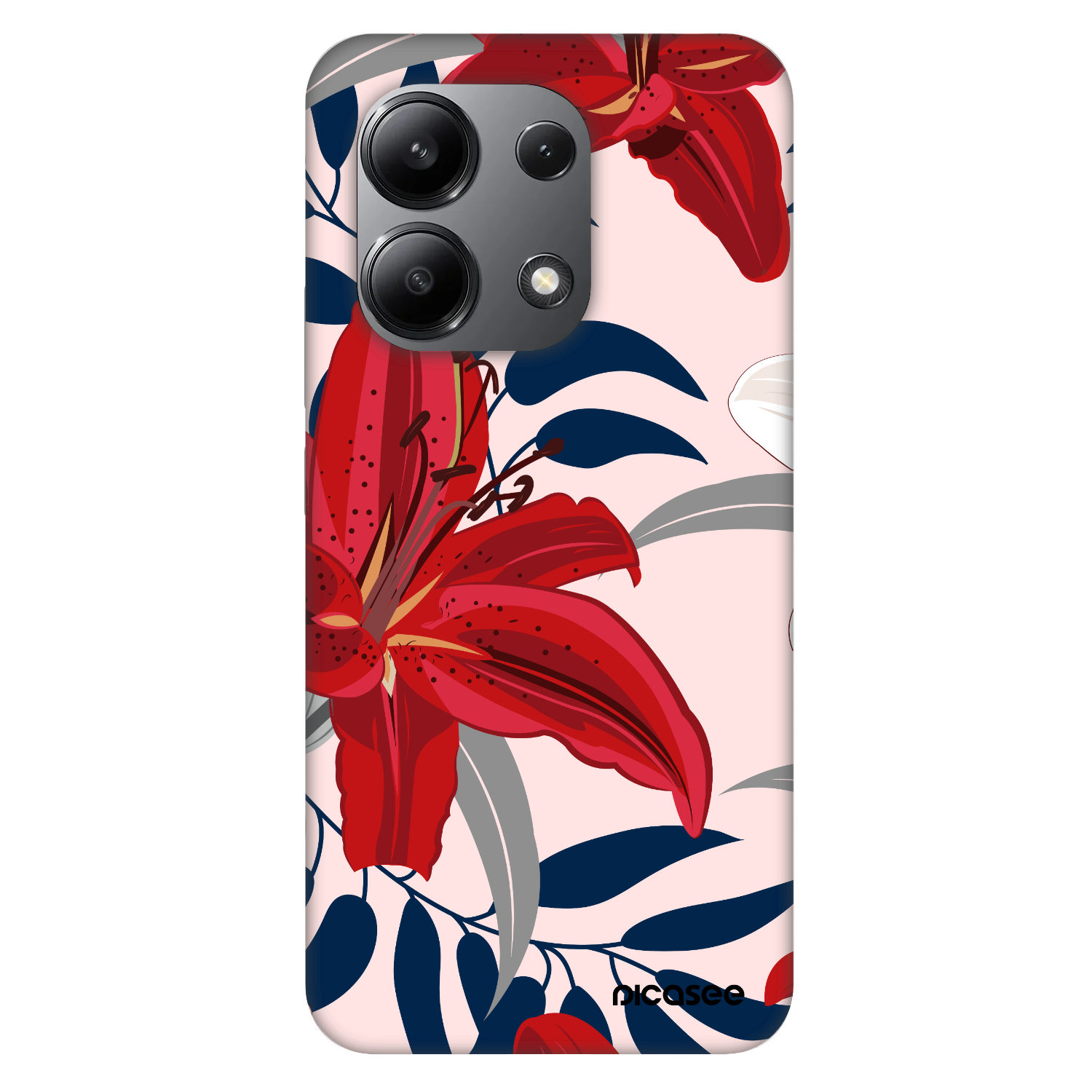 Picasee Fashion Case για Xiaomi Redmi Note 13 4G - Red Lily