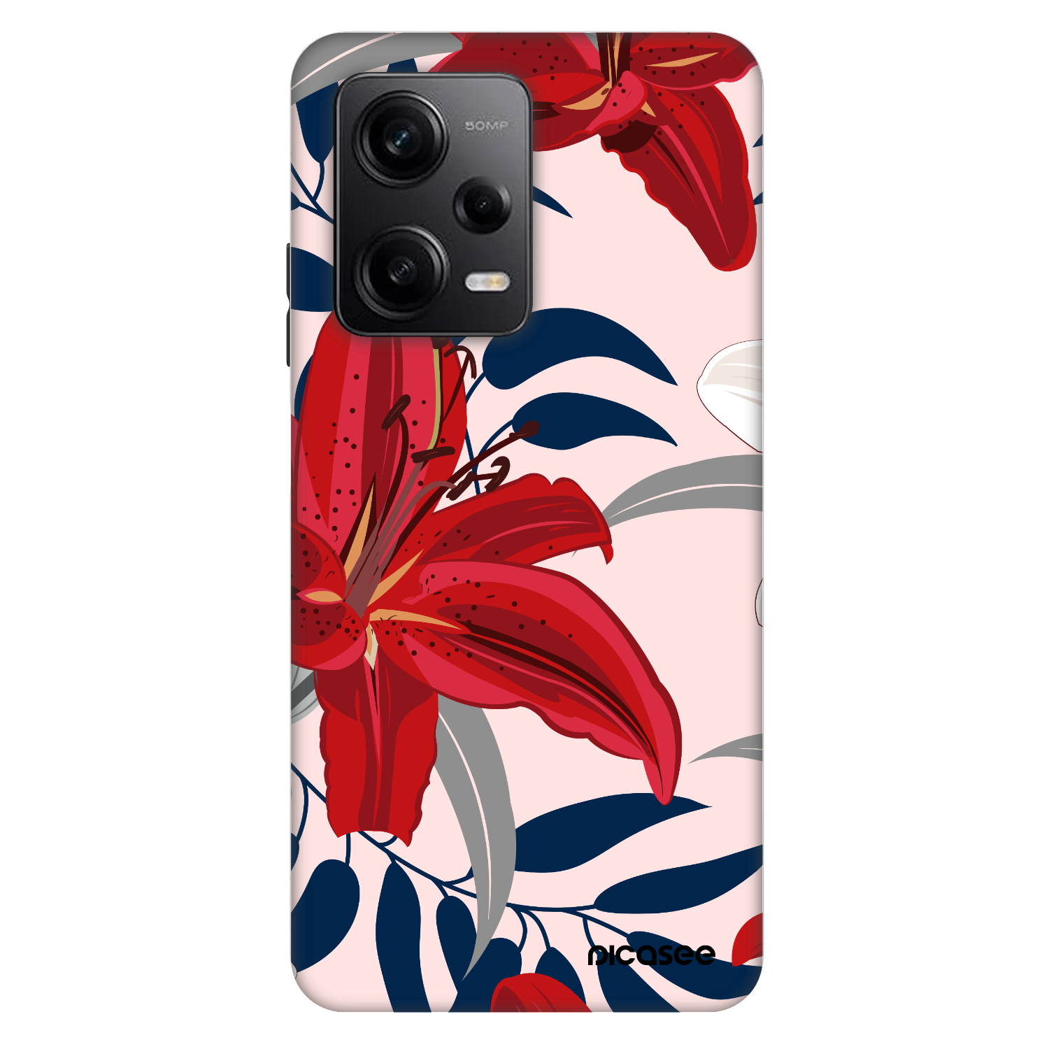 Picasee Fashion Case για Xiaomi Redmi Note 12 Pro 5G - Red Lily