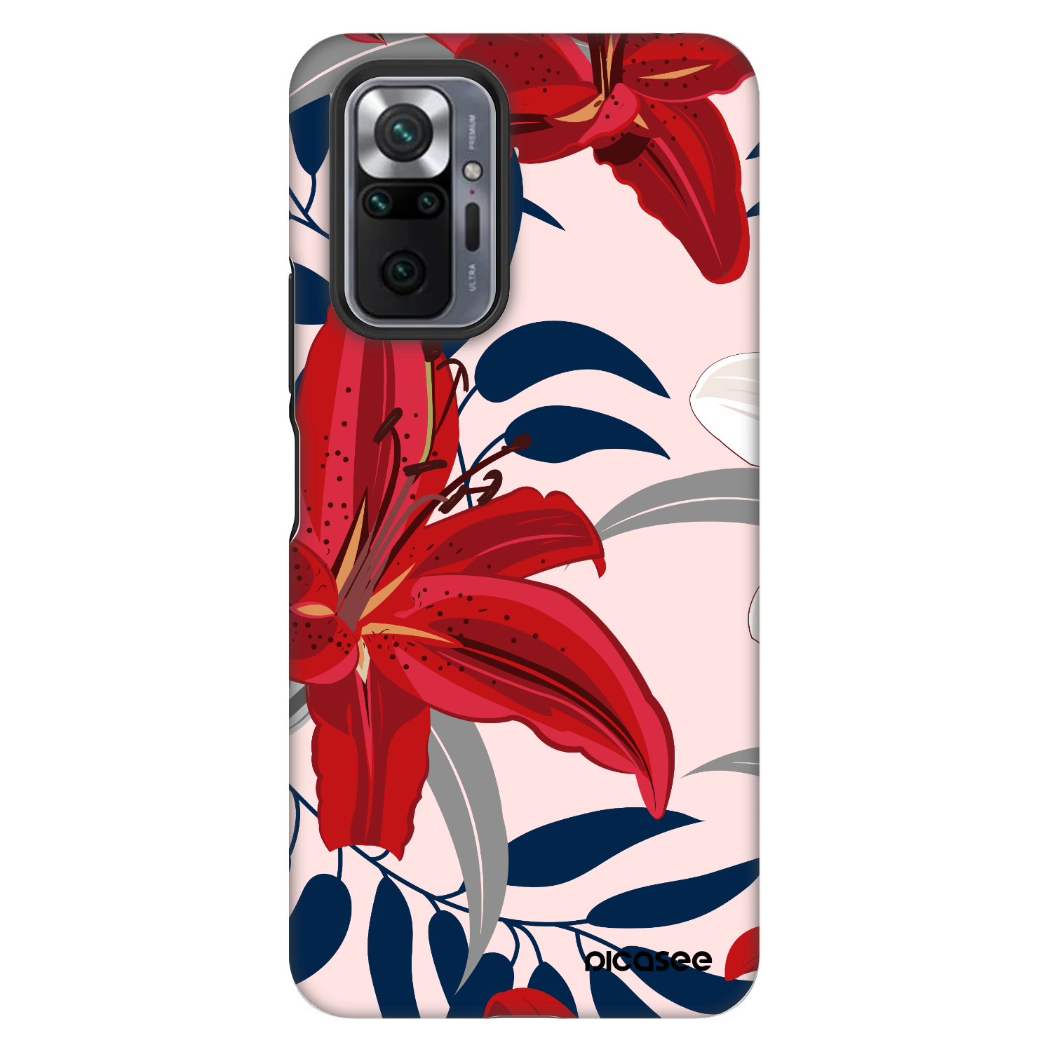 Picasee Fashion Case για Xiaomi Redmi Note 10 Pro - Red Lily