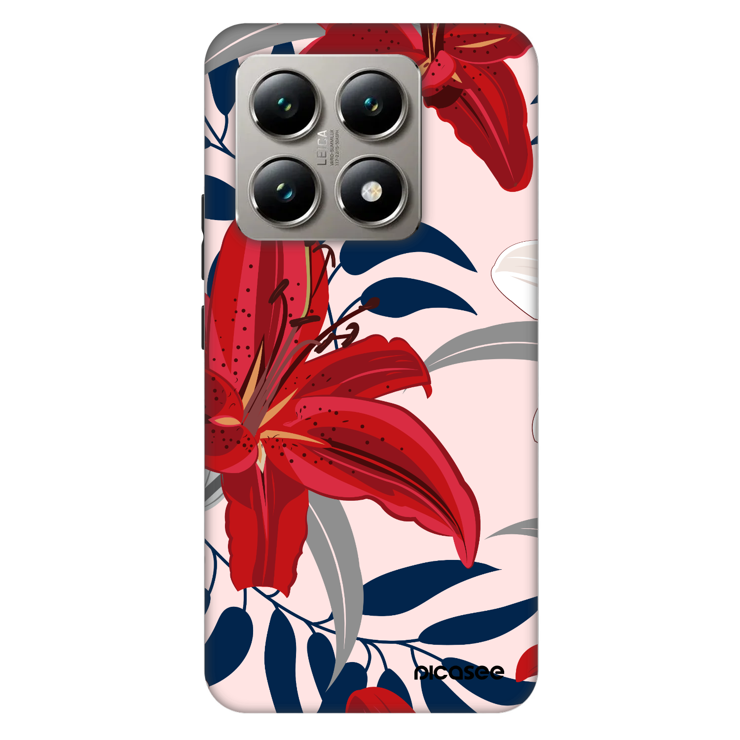 Picasee Fashion Case για Xiaomi 14T - Red Lily
