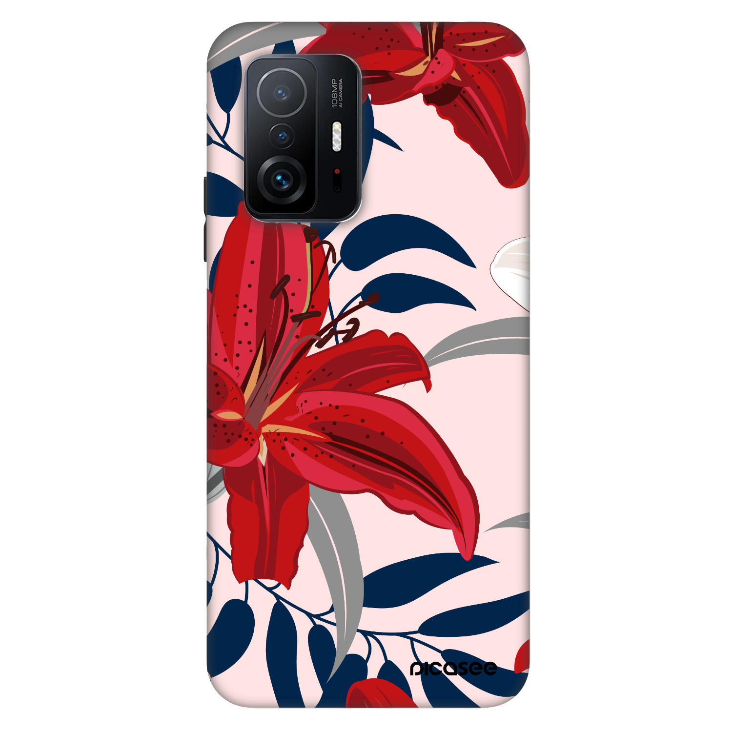 Picasee Fashion Case για Xiaomi 11T Pro - Red Lily