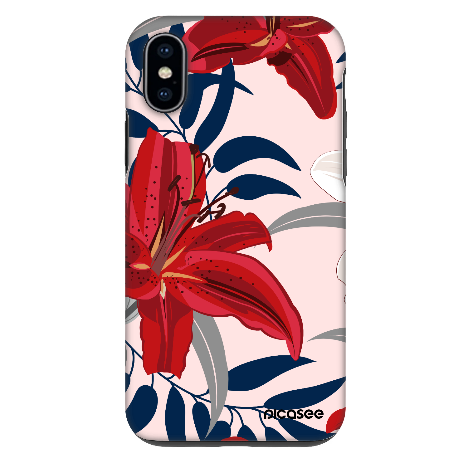 Picasee Fashion Case για Apple iPhone X/XS - Red Lily