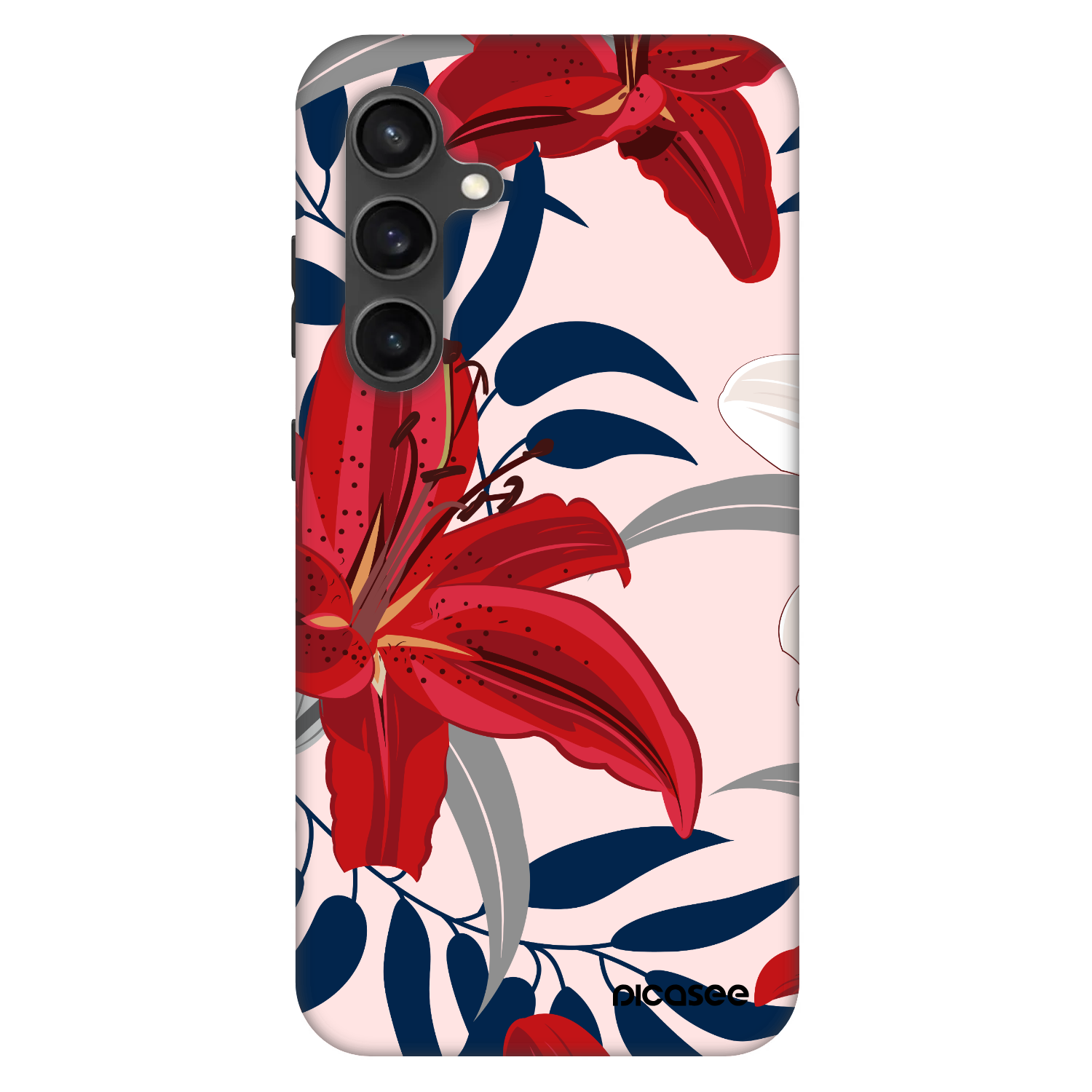 Picasee Fashion Case για Samsung Galaxy S24 FE S721B - Red Lily