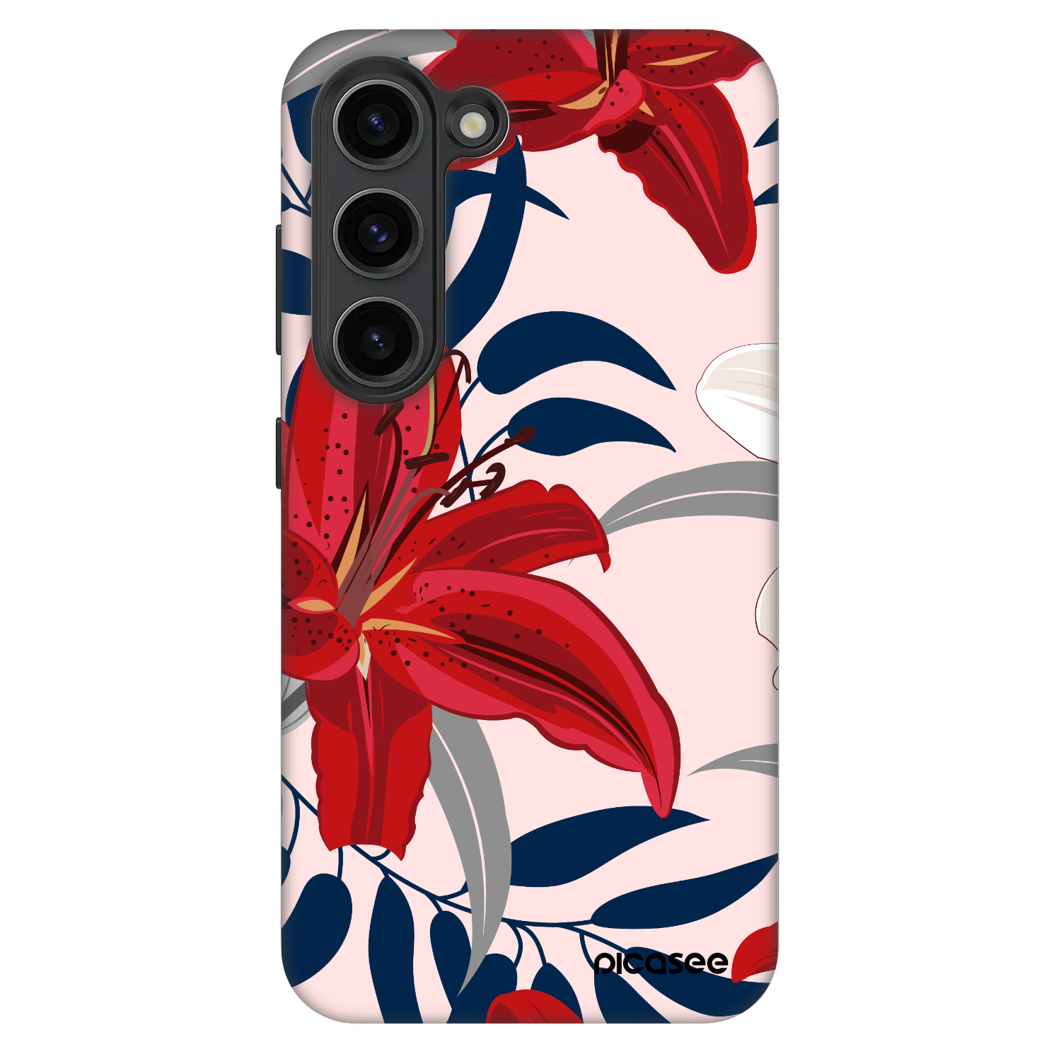 Picasee Fashion Case για Samsung Galaxy S23+ 5G - Red Lily