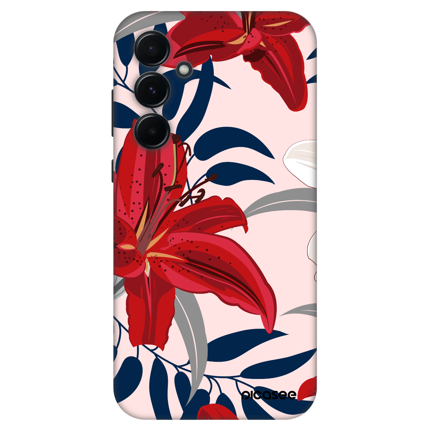 Picasee Fashion Case για Samsung Galaxy A55 5G A556B - Red Lily