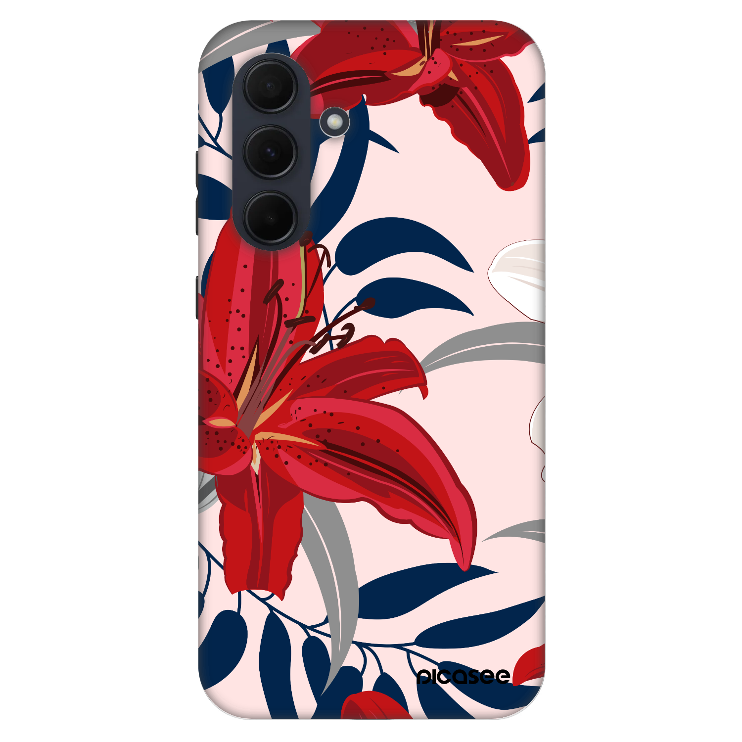 Picasee Fashion Case για Samsung Galaxy A35 5G A356B - Red Lily