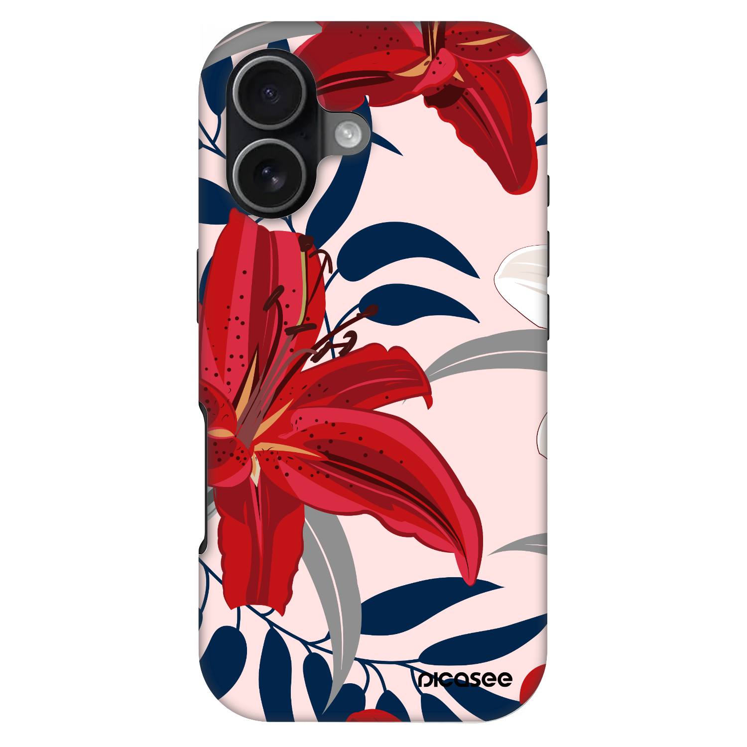 Picasee Fashion Case MagSafe για Apple iPhone 17 - Red Lily