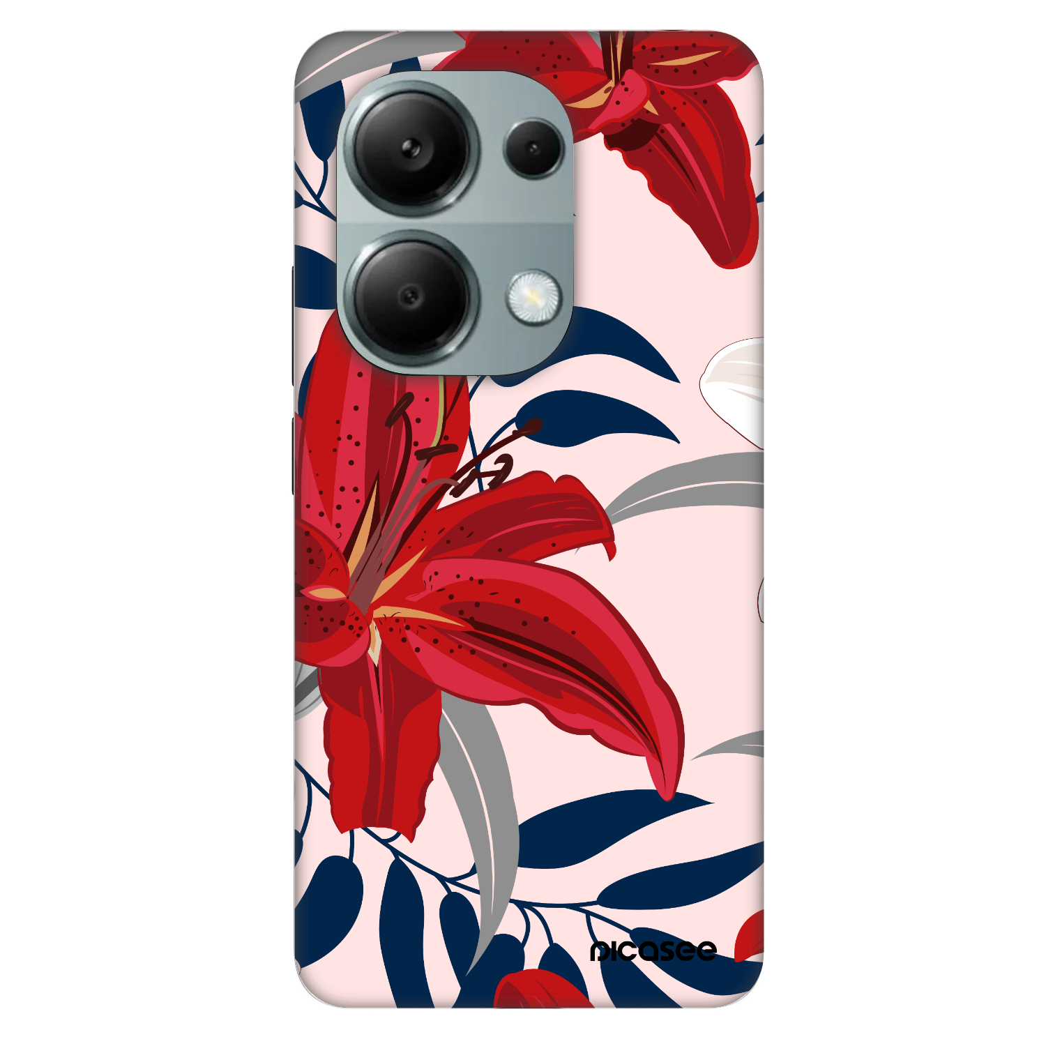 Picasee Fashion Case για Xiaomi Redmi Note 13 Pro 4G - Red Lily