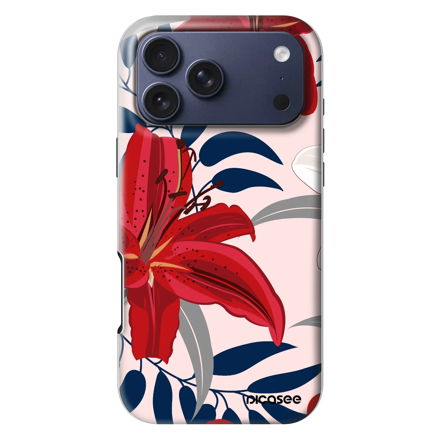 Picasee Fashion Case MagSafe για Apple iPhone 18 Pro Max - Red Lily