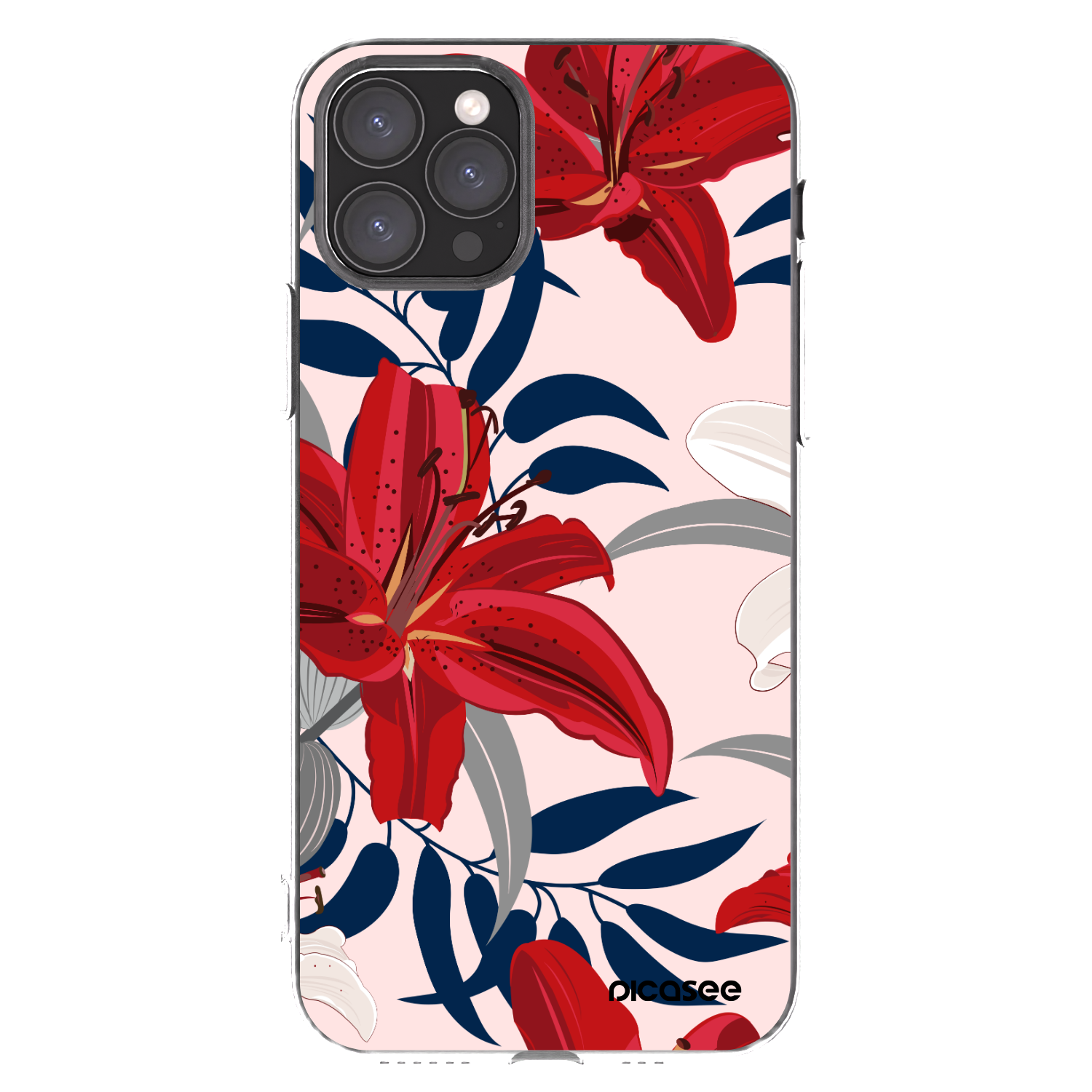 Picasee διαφανής θήκη σιλικόνης Apple iPhone 11 Pro - Red Lily