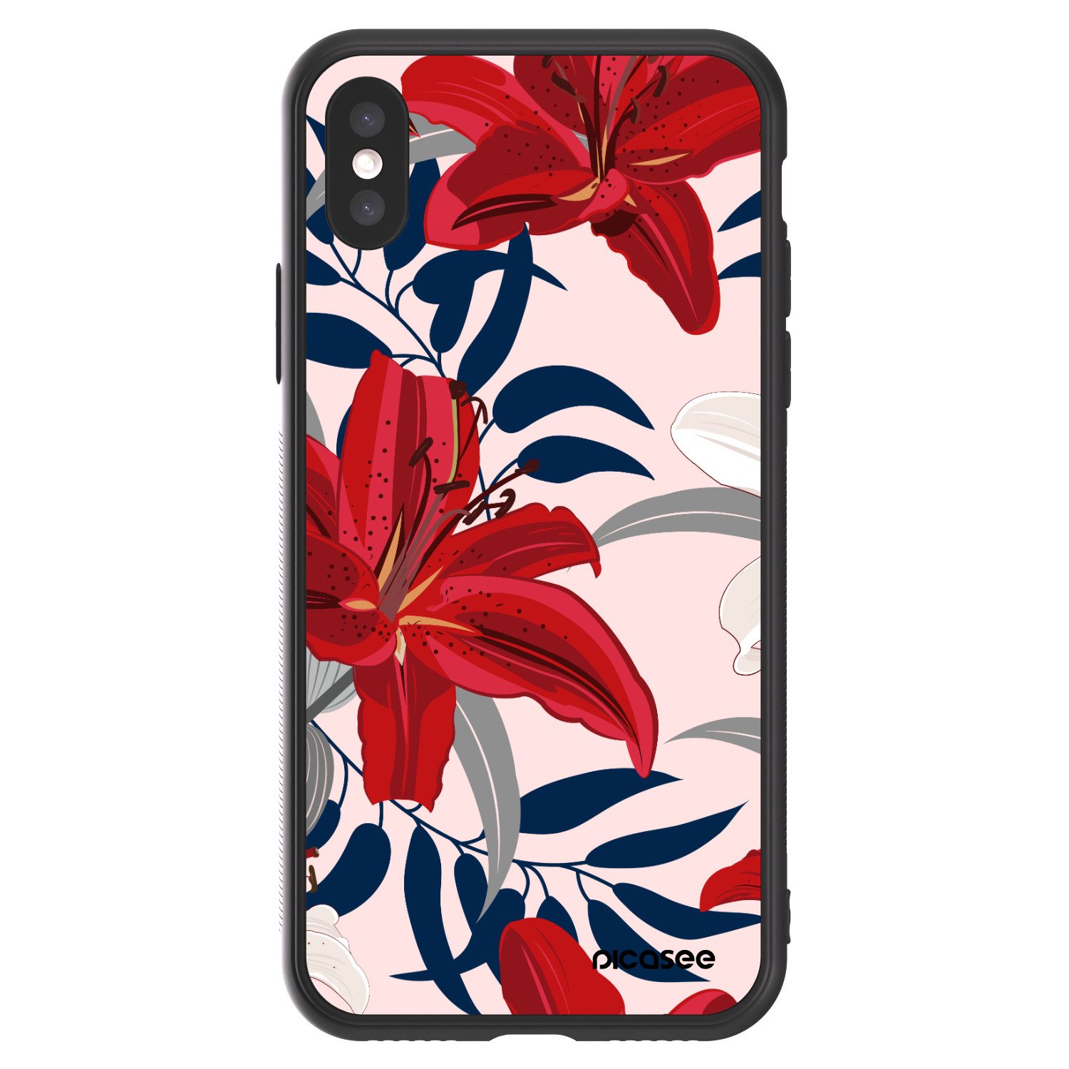 Picasee ULTIMATE CASE για Apple iPhone X/XS - Red Lily