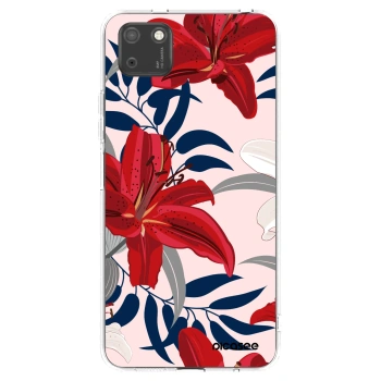 Picasee διαφανής θήκη σιλικόνης Huawei Y5P - Red Lily