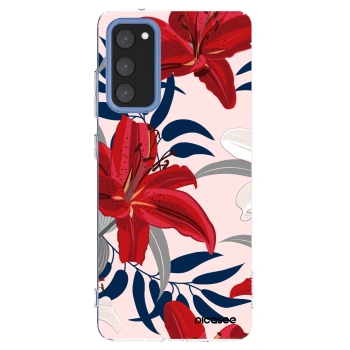 Picasee διαφανής θήκη σιλικόνης Samsung Galaxy S20 FE - Red Lily