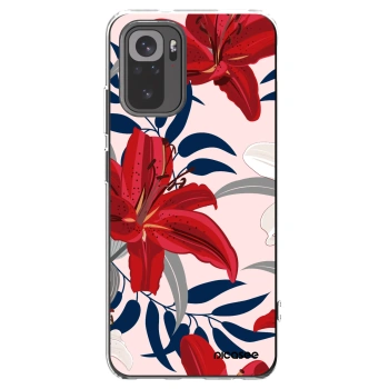 Picasee διαφανής θήκη σιλικόνης Xiaomi Redmi Note 10S - Red Lily