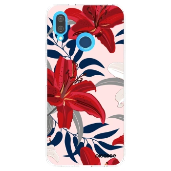 Picasee διαφανής θήκη σιλικόνης Huawei P20 Lite - Red Lily