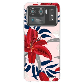 Picasee διαφανής θήκη σιλικόνης Xiaomi Mi 11 Ultra - Red Lily