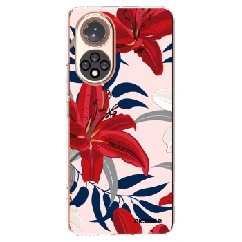 Picasee διαφανής θήκη σιλικόνης Honor 50 5G - Red Lily