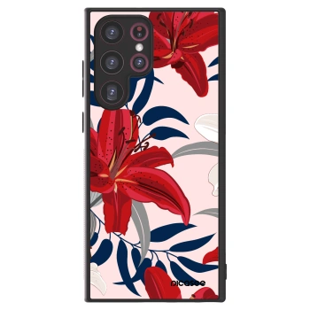 Picasee ULTIMATE CASE για Samsung Galaxy S22 Ultra 5G - Red Lily