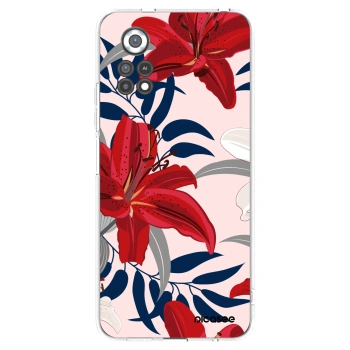Picasee διαφανής θήκη σιλικόνης Xiaomi Poco X4 Pro 5G - Red Lily