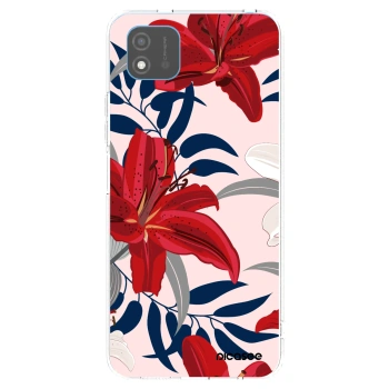 Picasee διαφανής θήκη σιλικόνης Realme C11 (2021) - Red Lily