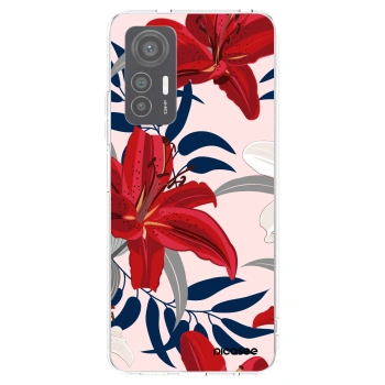 Picasee διαφανής θήκη σιλικόνης Xiaomi 12 Lite - Red Lily