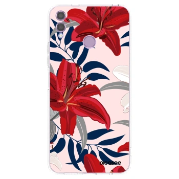 Picasee διαφανής θήκη σιλικόνης Honor 8X - Red Lily