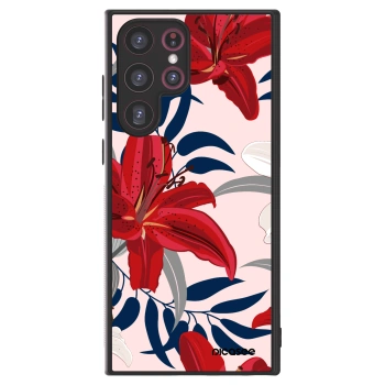 Picasee ULTIMATE CASE PowerShare για Samsung Galaxy S22 Ultra 5G - Red Lily