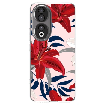 Picasee διαφανής θήκη σιλικόνης Honor 90 5G - Red Lily