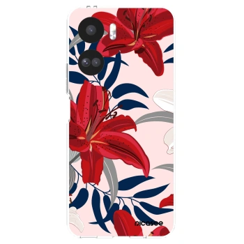 Picasee διαφανής θήκη σιλικόνης Honor 90 Lite 5G - Red Lily