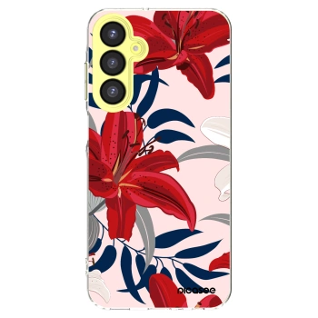Picasee διαφανής θήκη σιλικόνης Samsung Galaxy A25 A256B 5G - Red Lily