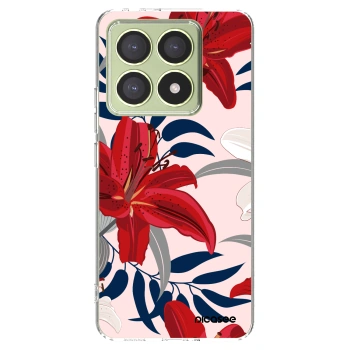Picasee διαφανής θήκη σιλικόνης Xiaomi 14T - Red Lily