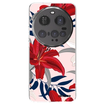 Picasee διαφανής θήκη σιλικόνης Xiaomi 15 Ultra - Red Lily
