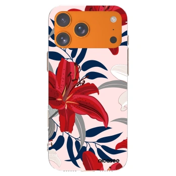 Picasee διαφανής θήκη σιλικόνης Apple iPhone 17 Pro Max - Red Lily