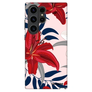 Θήκη για Samsung Galaxy S23 Ultra 5G - Red Lily