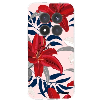 Picasee διαφανής θήκη σιλικόνης Xiaomi Redmi Note 15 Pro+ - Red Lily