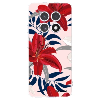 Picasee διαφανής θήκη σιλικόνης Xiaomi Redmi Note 15 - Red Lily