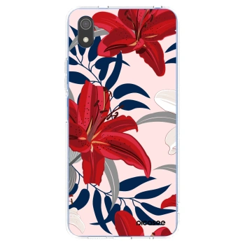 Picasee διαφανής θήκη σιλικόνης Xiaomi Redmi 7A - Red Lily