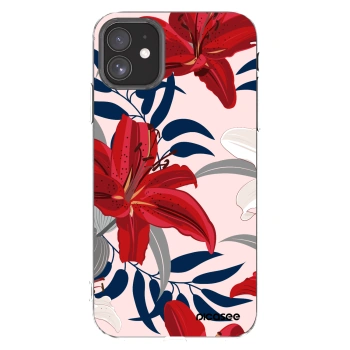 Picasee διαφανής θήκη σιλικόνης Apple iPhone 11 - Red Lily