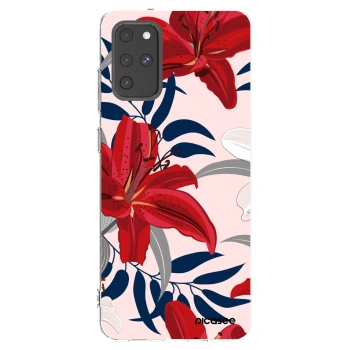 Picasee διαφανής θήκη σιλικόνης Samsung Galaxy S20+ G985F - Red Lily