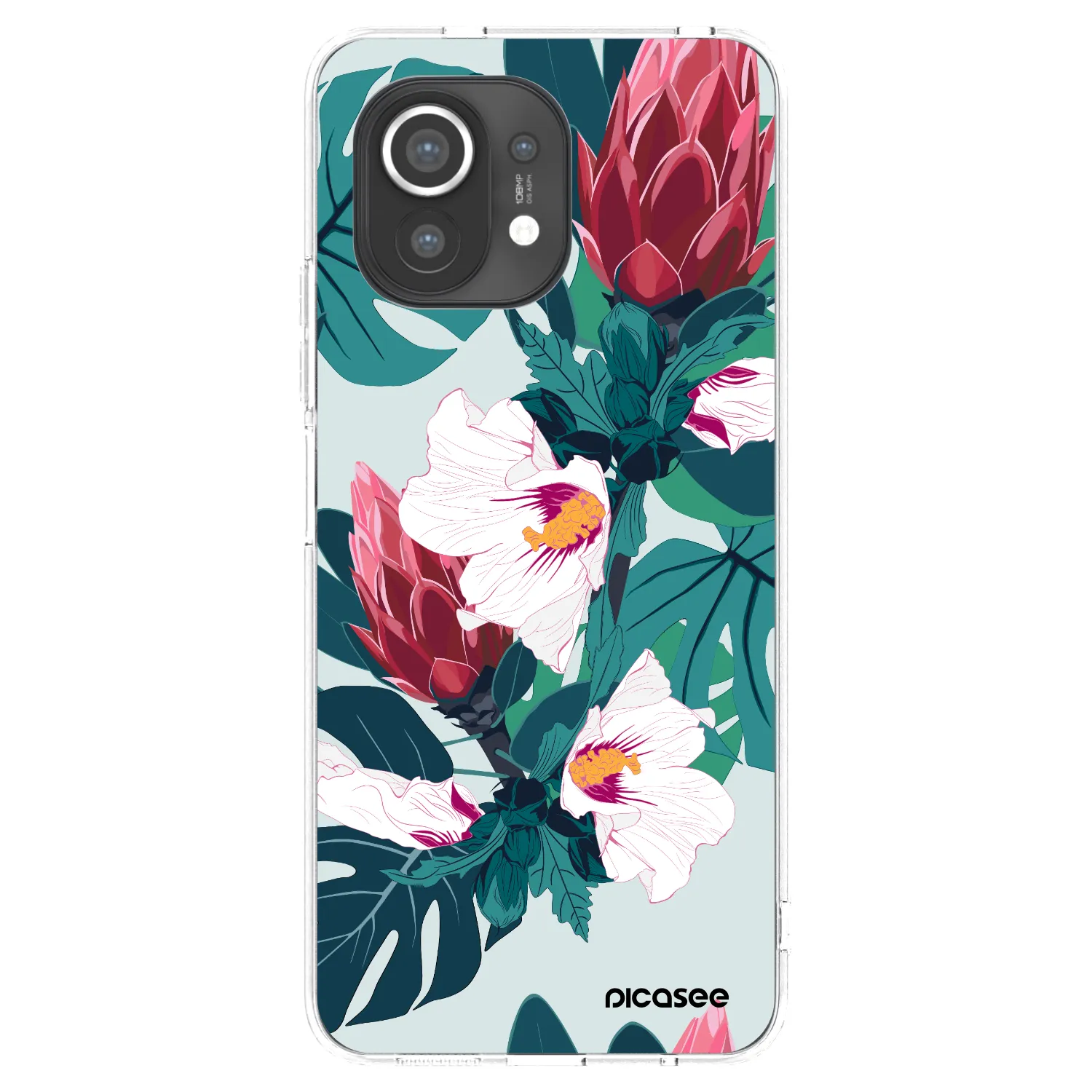 Picasee διαφανής θήκη σιλικόνης Xiaomi Mi 11 - Rhododendron