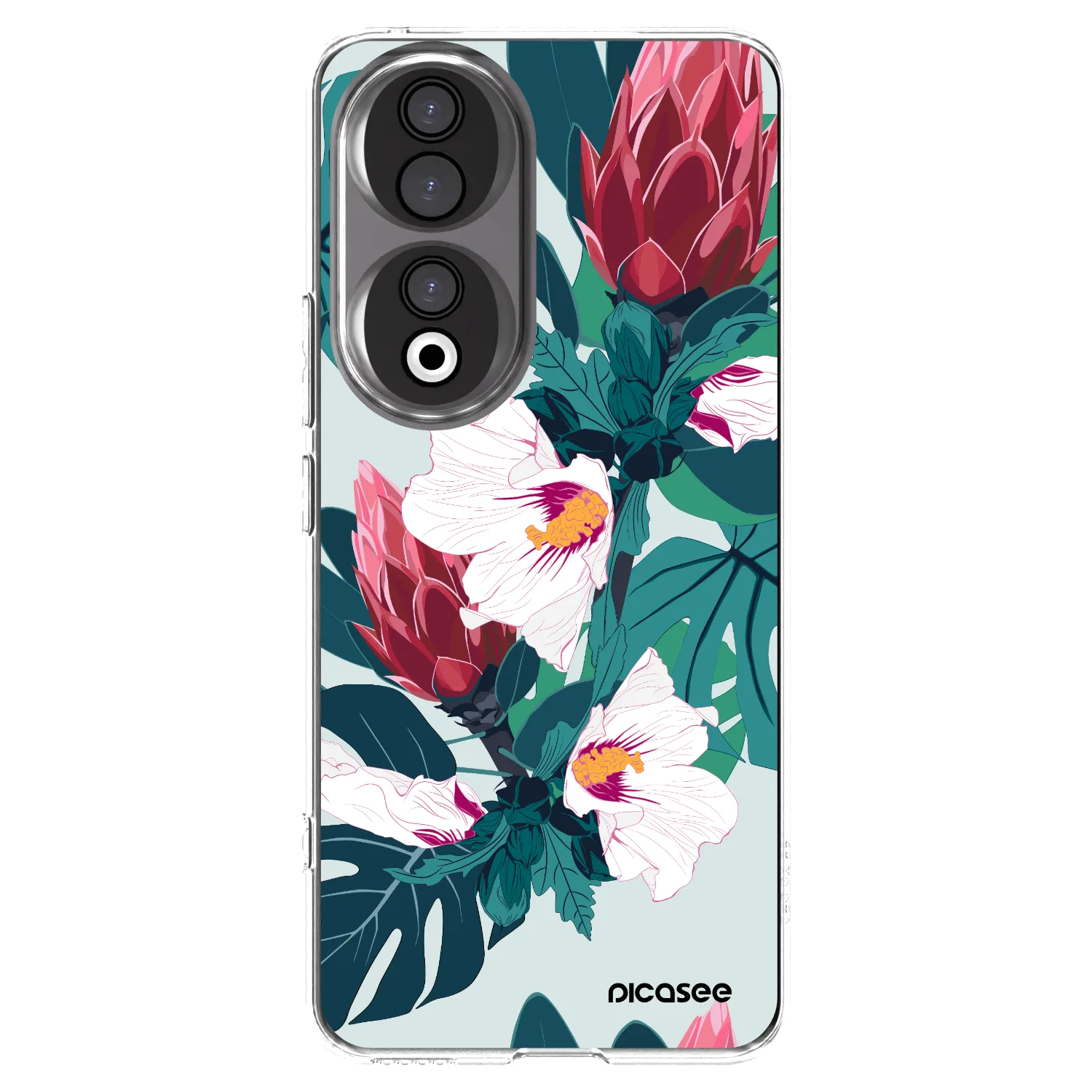 Picasee διαφανής θήκη σιλικόνης Honor 90 5G - Rhododendron