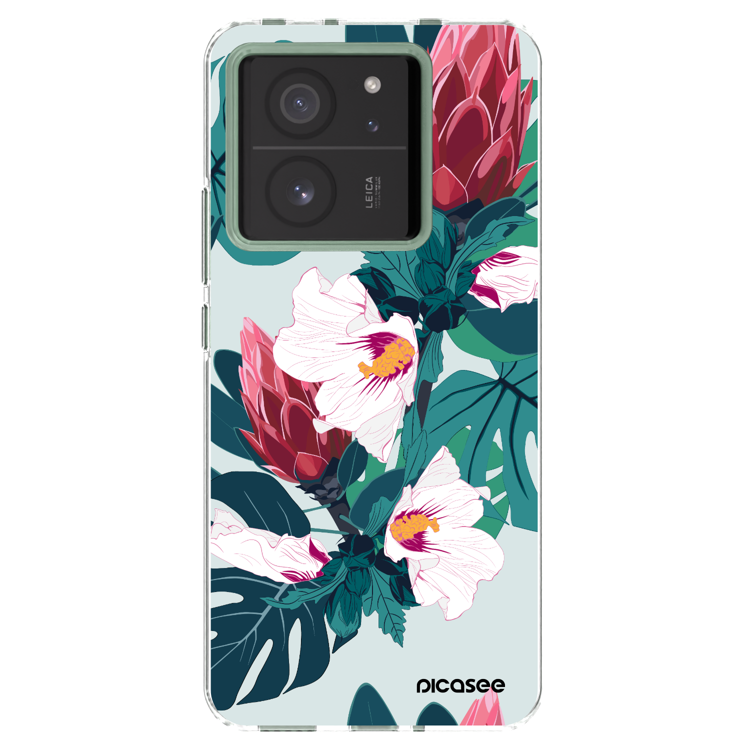 Picasee διαφανής θήκη σιλικόνης Xiaomi 13T Pro - Rhododendron