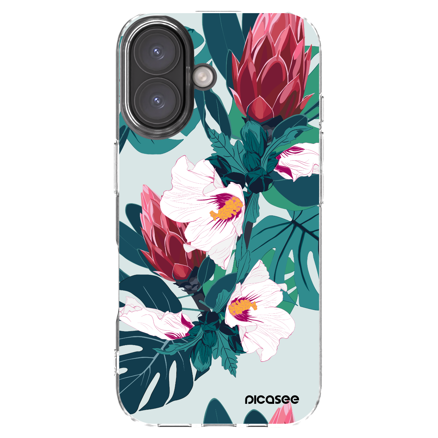 Picasee διαφανής θήκη σιλικόνης Apple iPhone 16 - Rhododendron